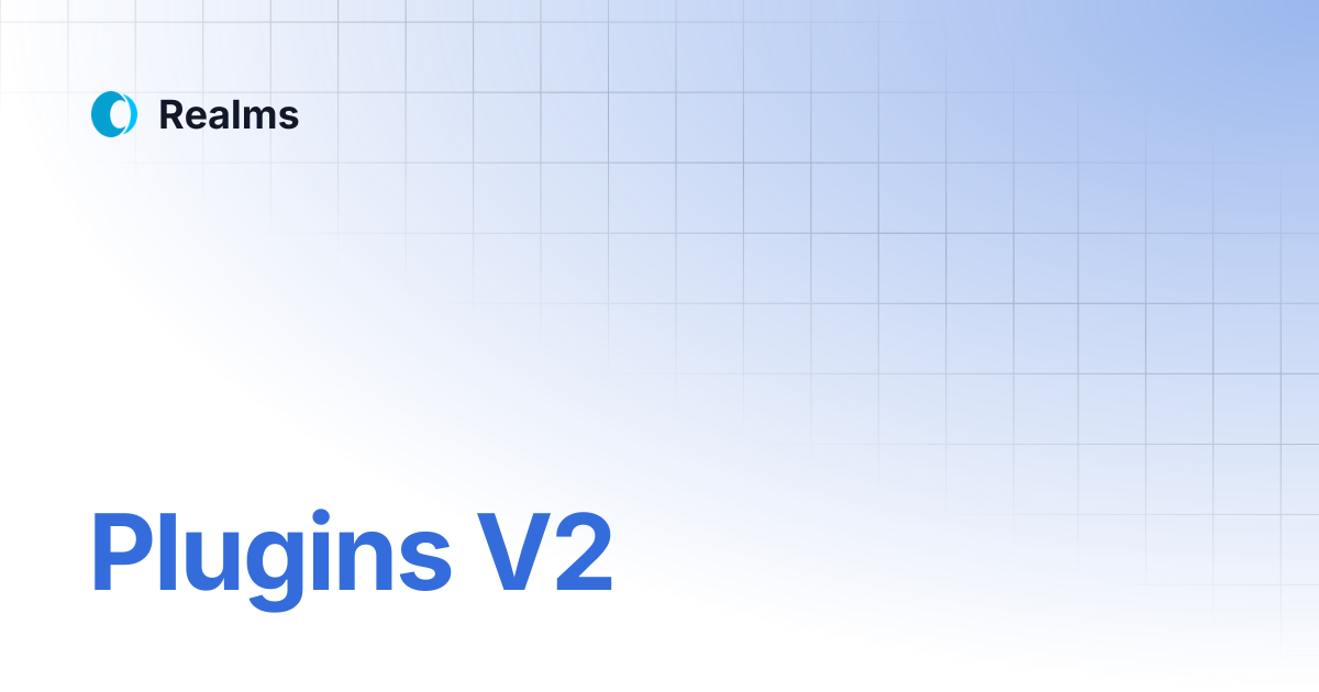 Plugins V2 | Realms